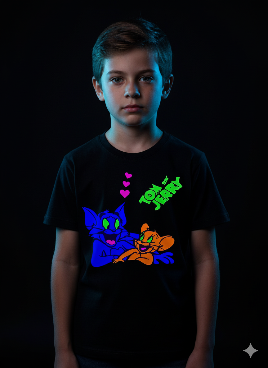 Glow in the dark kids t-shirts